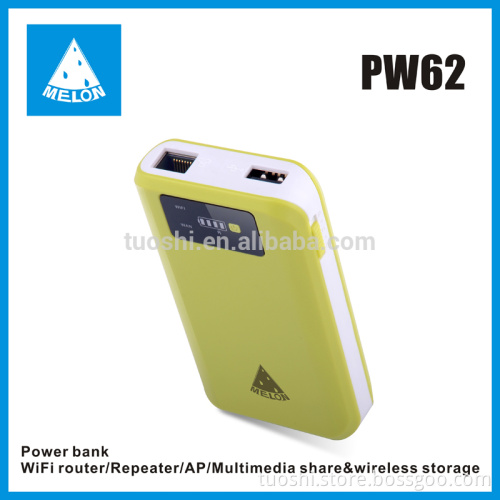 power bank & wireless usb wifi router